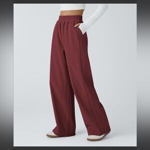 Halara High Waisted Pocket Straight Leg Mop Corduroy Casual Pants NWT L Petite